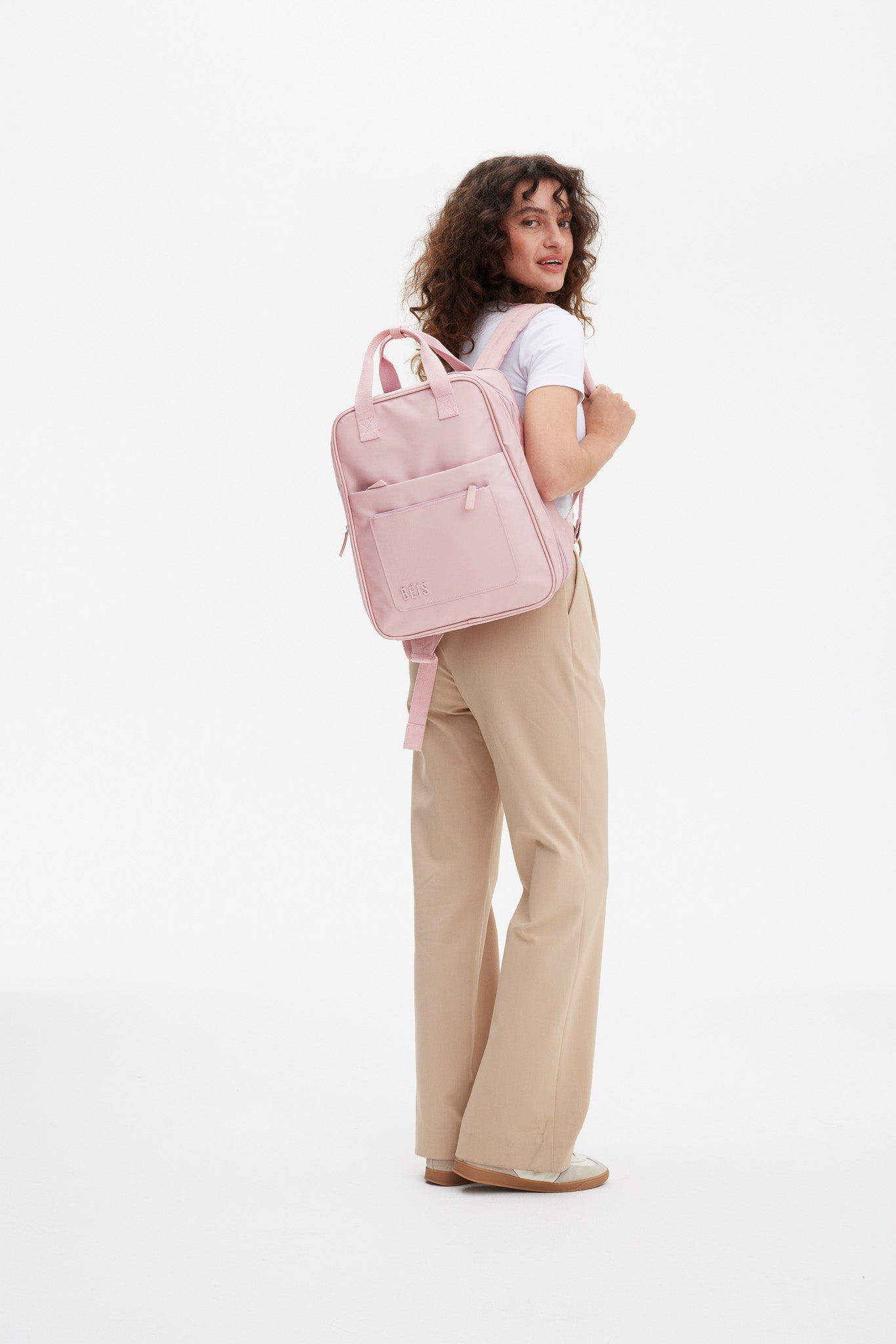 The Expandable Backpack in Atlas Pink - Image 5