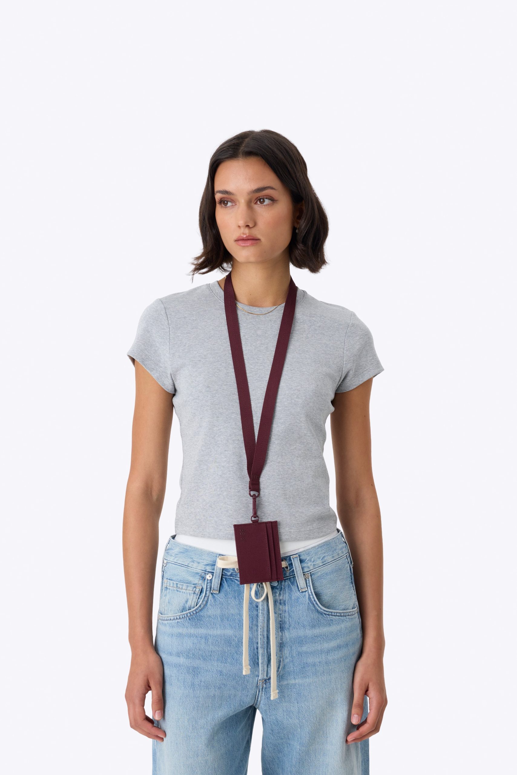The ID Card Holder in Burgundy - Image 3