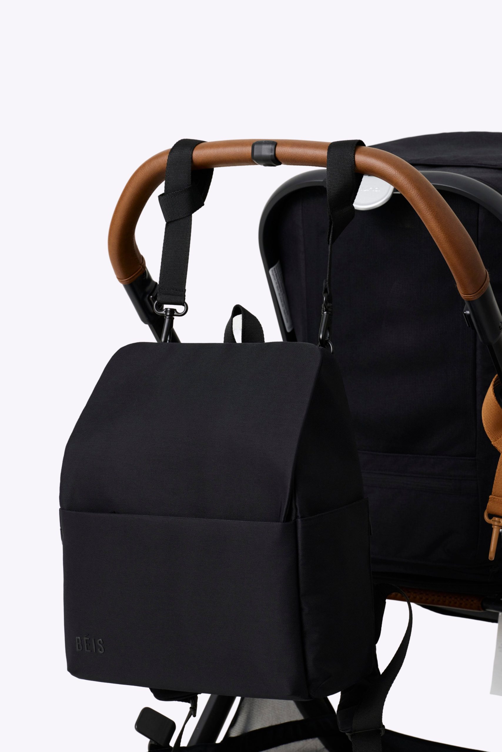 The Everyday Diaper Backpack in Black Nylon - Image 3