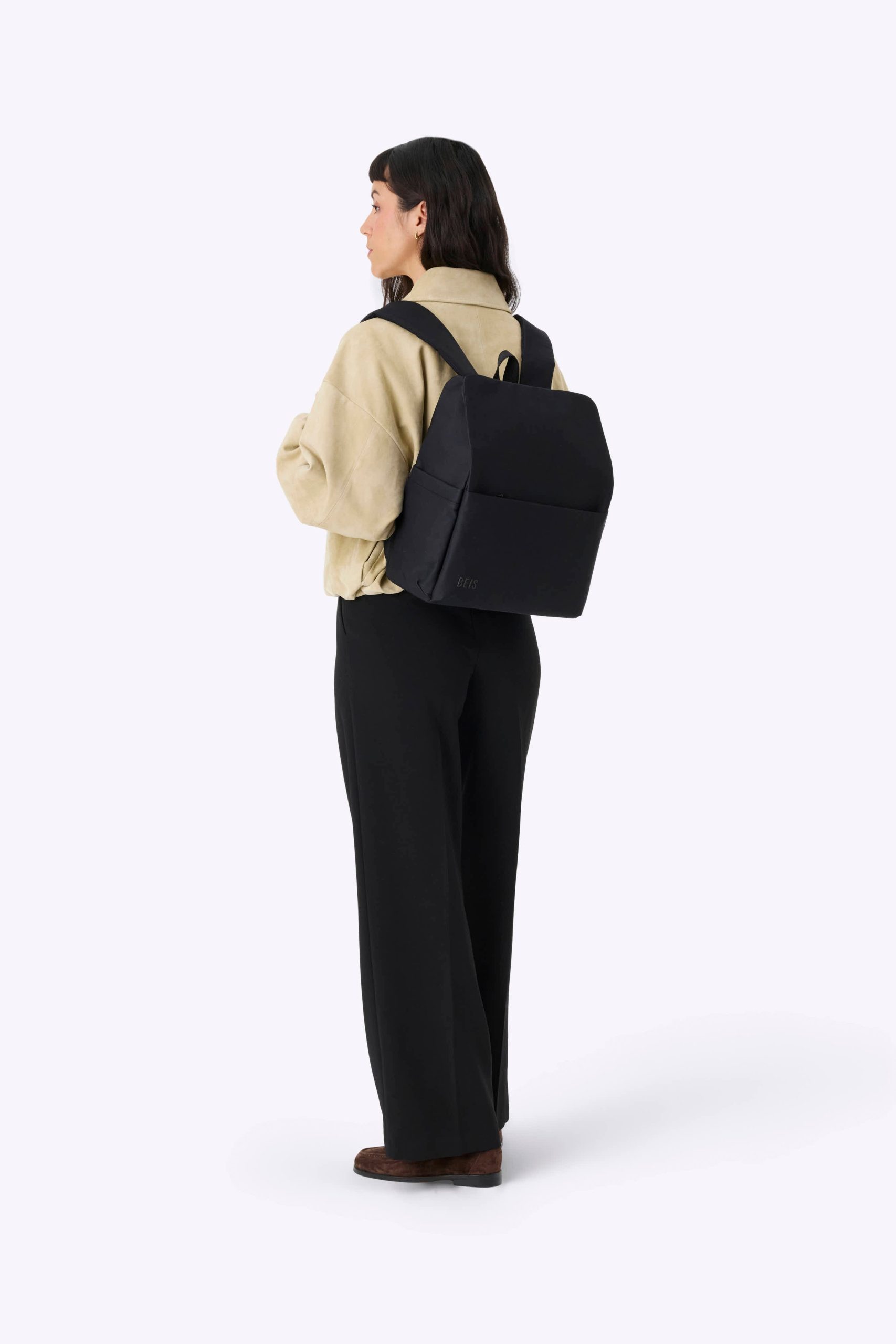 The Everyday Diaper Backpack in Black Nylon - Image 7