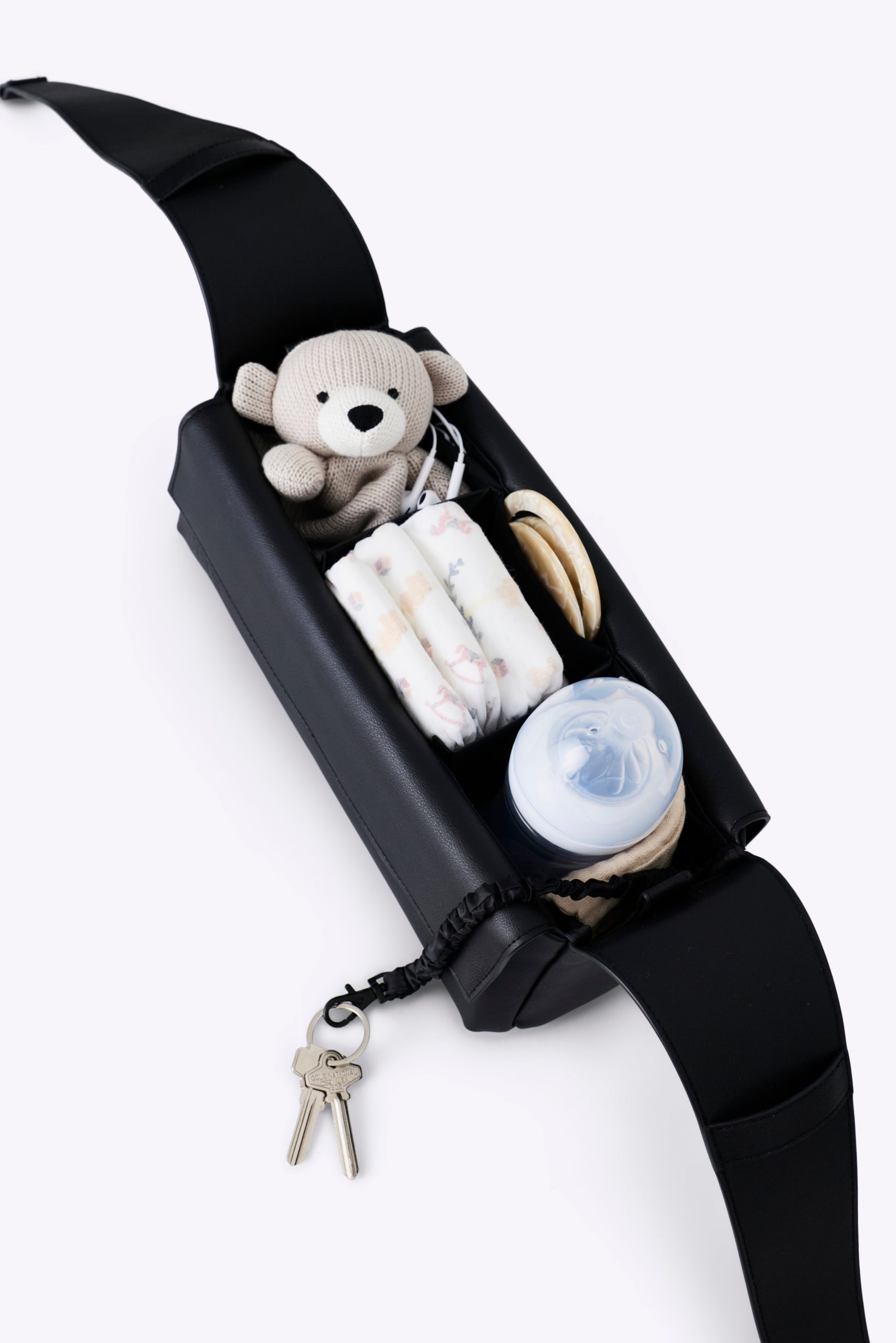 The Convertible Stroller Caddy in Black - Image 9