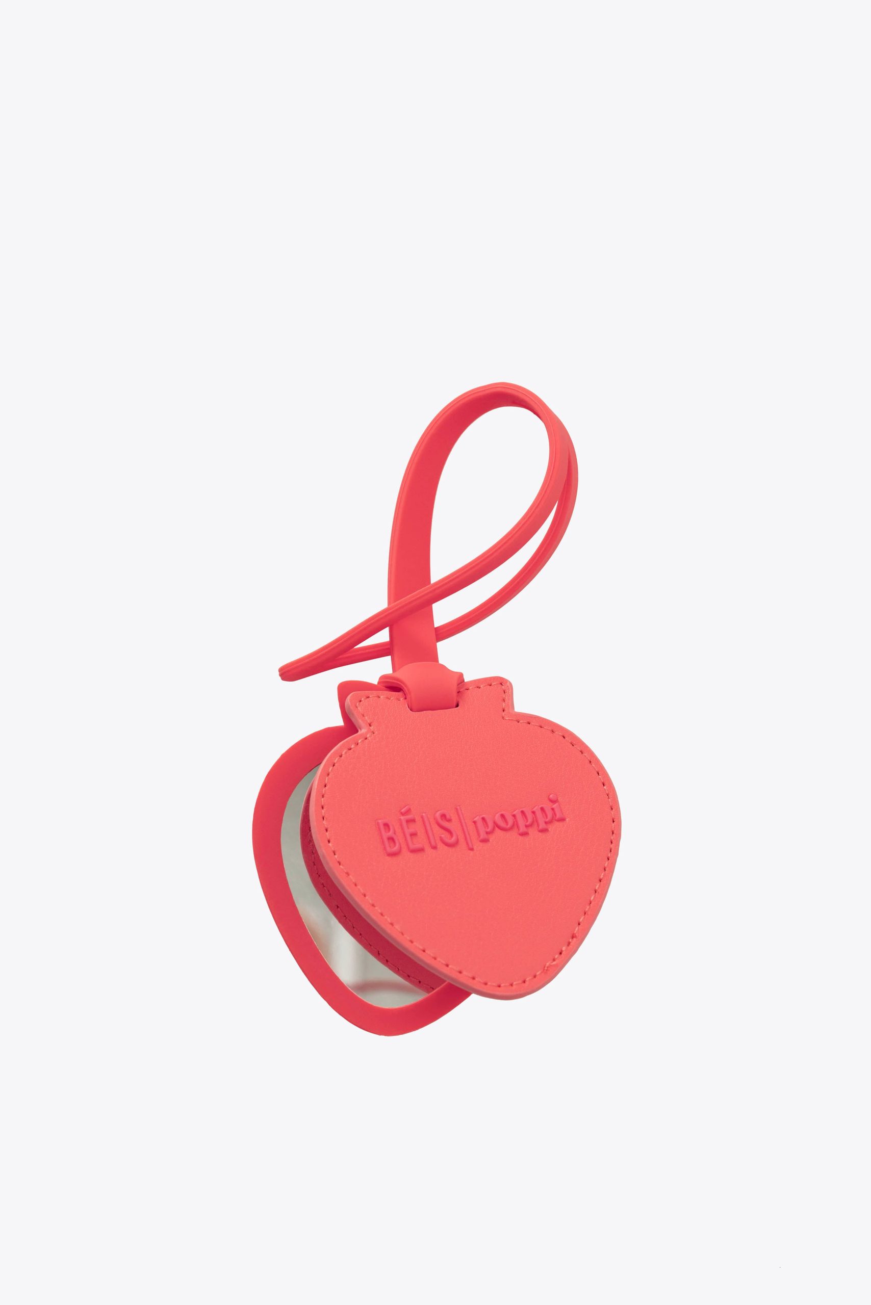 BÉIS x poppi The Mirror Bag Charm in Strawberry - Image 3