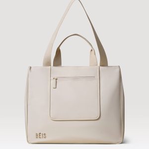 The East To West Tote in Beige