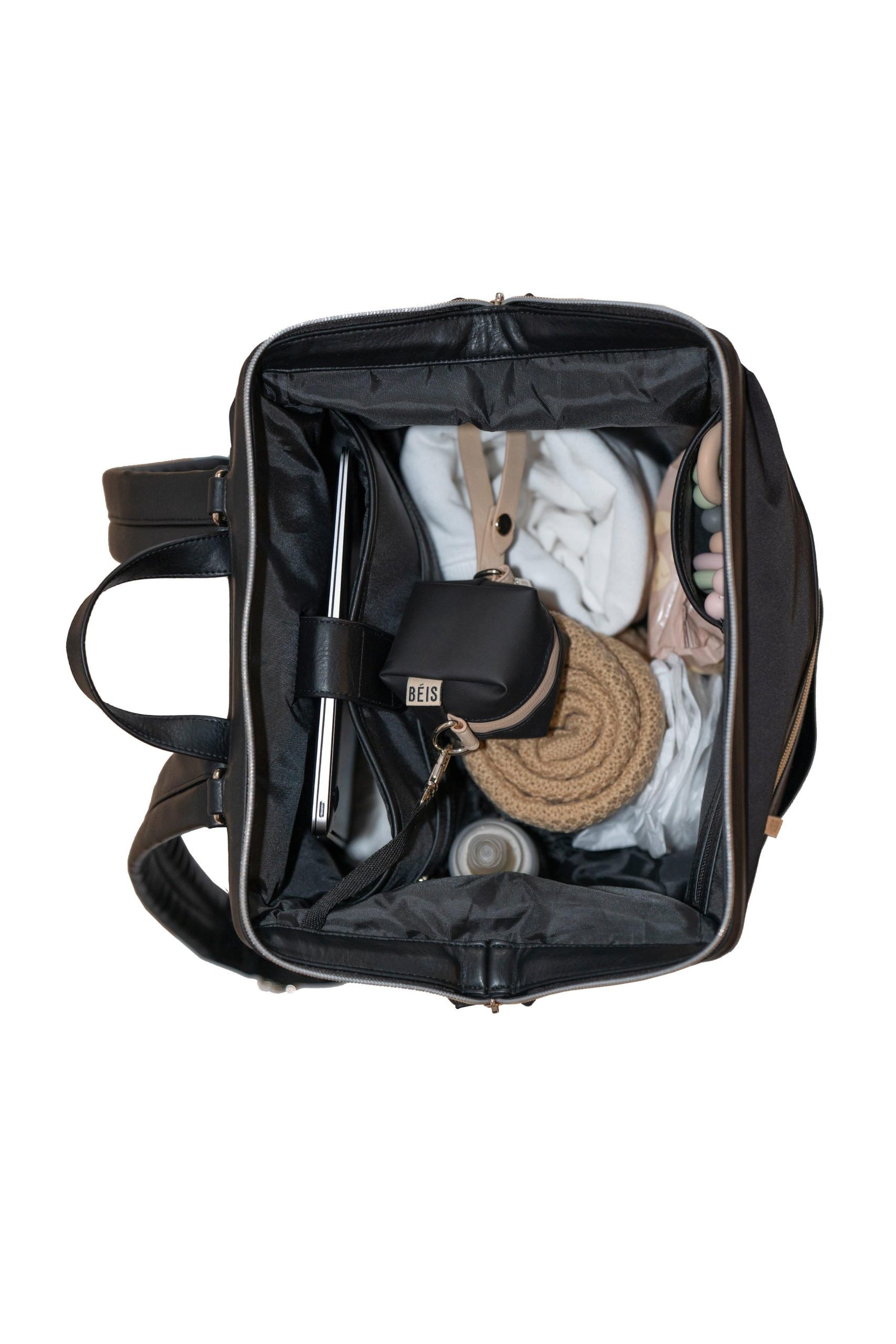 The Backpack Diaper Bag in Black - Image 8