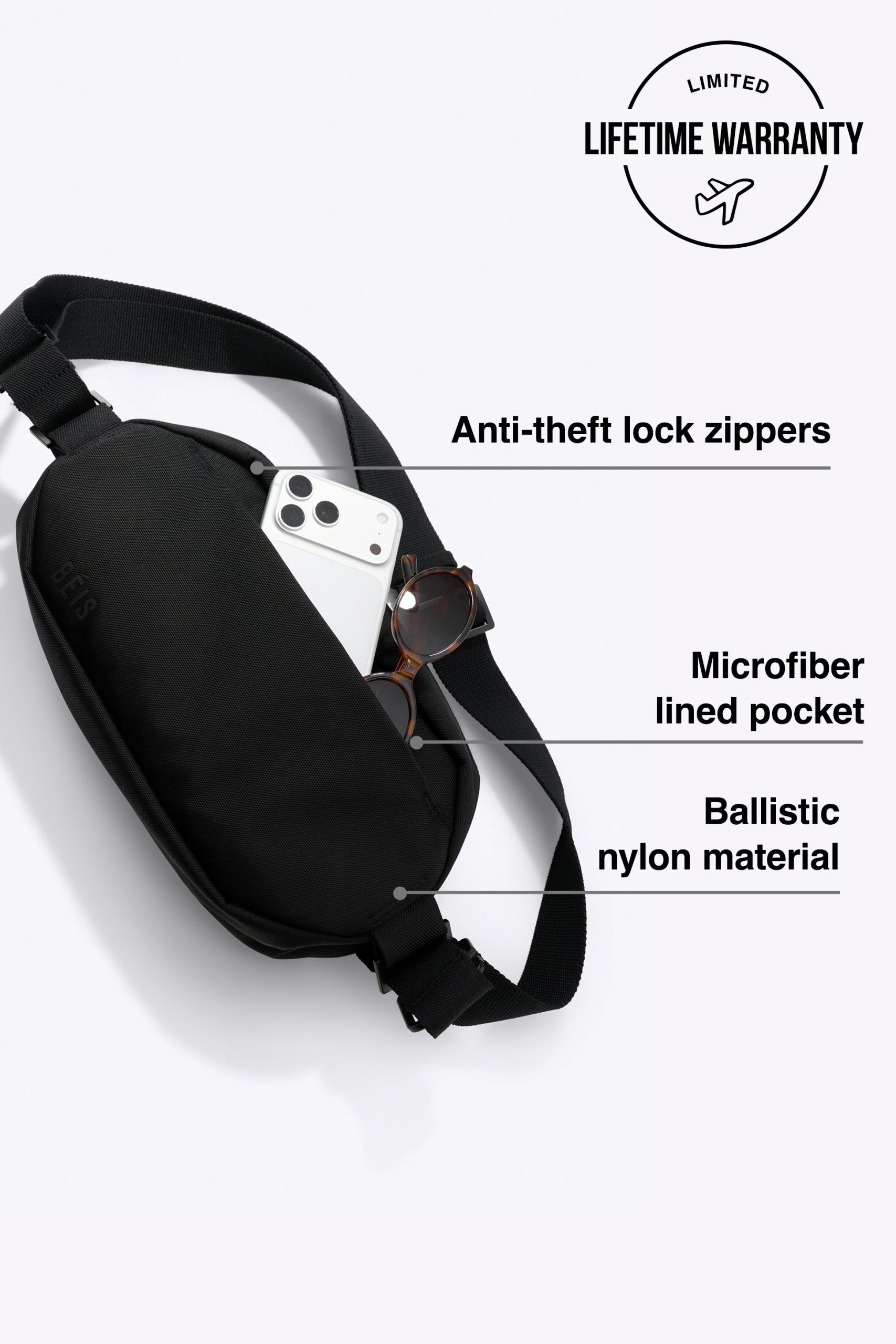 The Pro Travel Sling in Black - Image 2